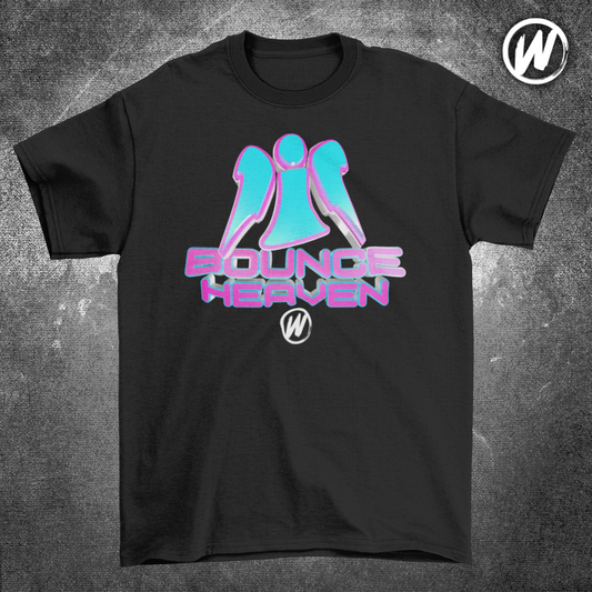 Bounce Heaven - 3D Logo T-shirt (Black)